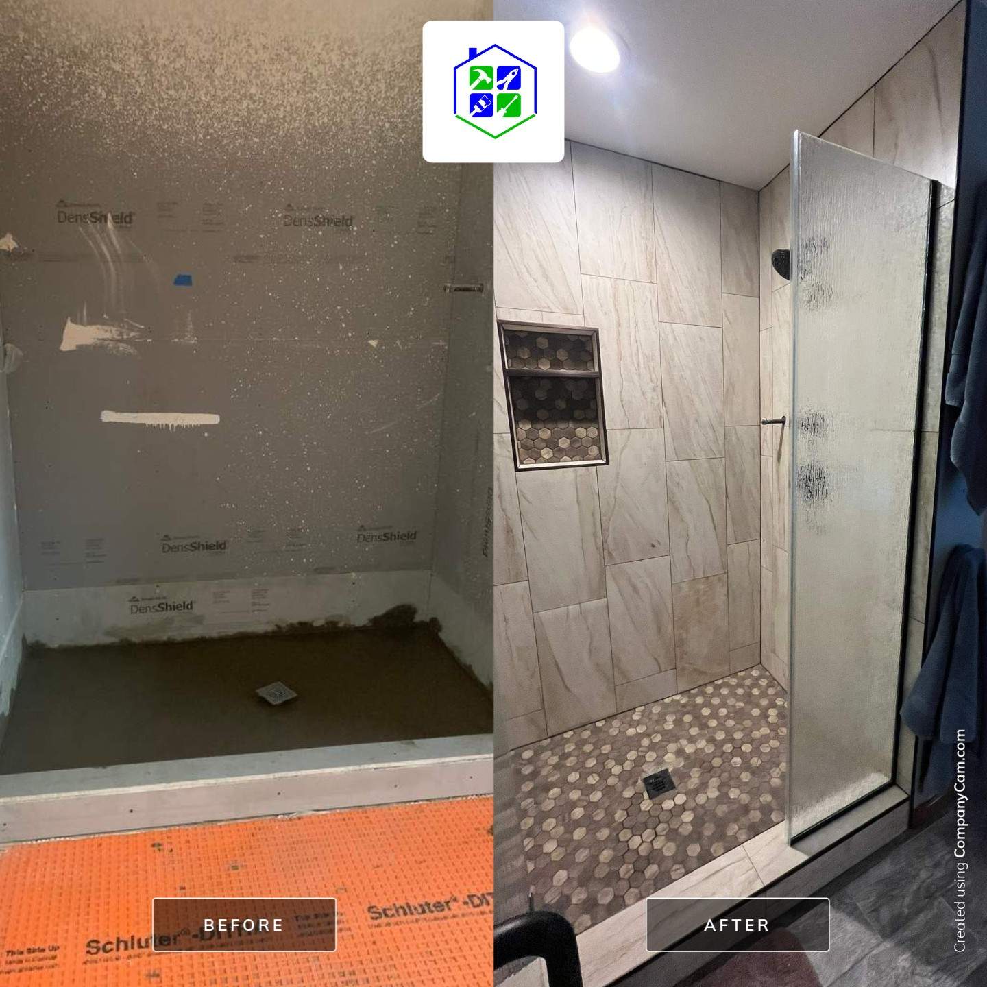 Shower Remodeling Job Performed In Highlands Ranch, CO